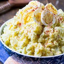 potato salad with eggs